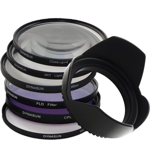 DynaSun Kit Filtri 58 Mm – UV, CPL, Stella, Skylight, Close-Up E Paraluce